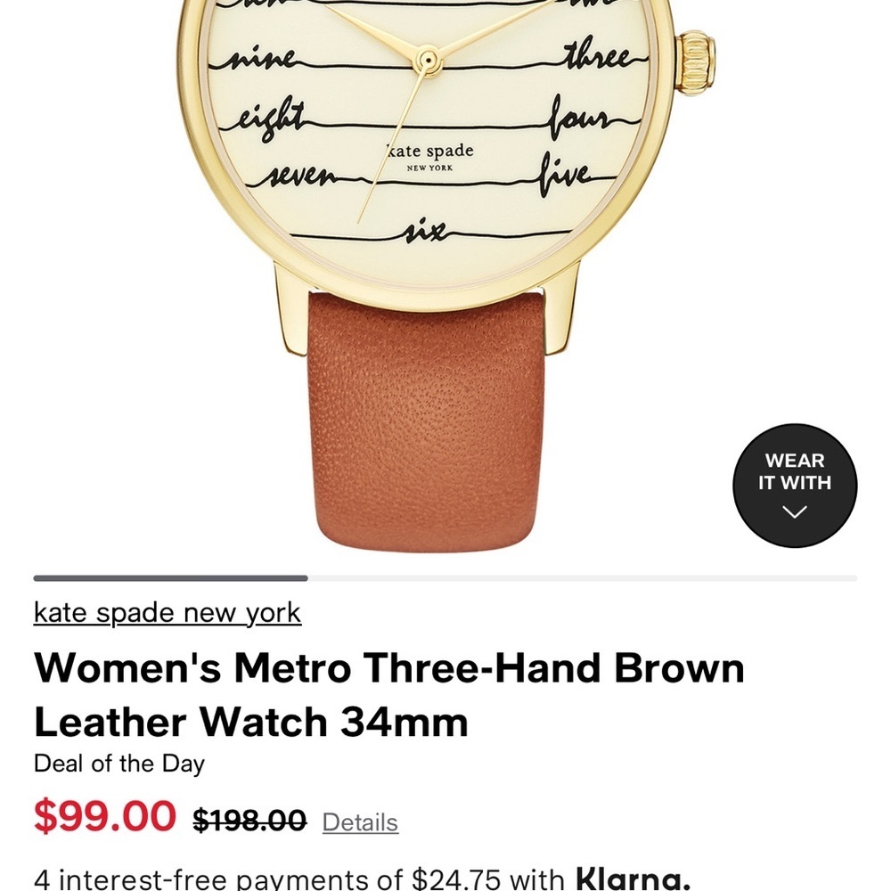 Kate spade watch
